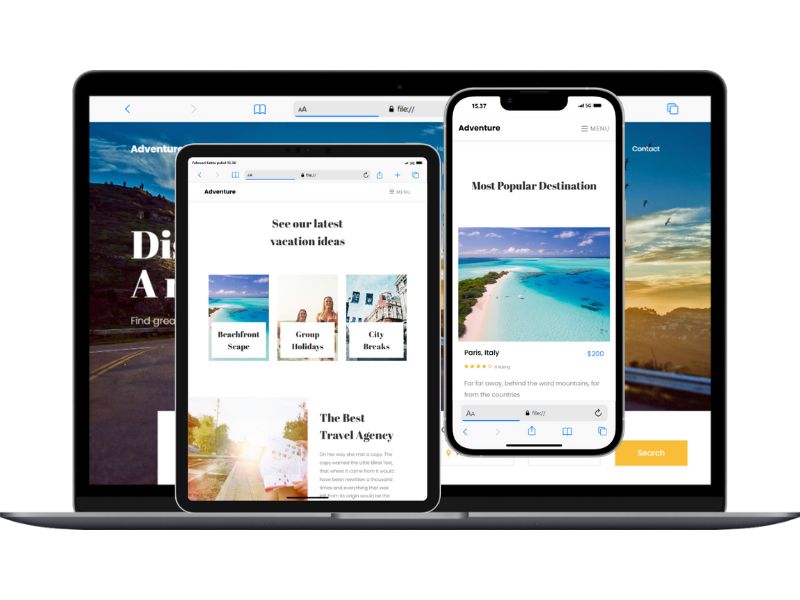 Ideal Web Id - Jasa Pembuatan Web Travel