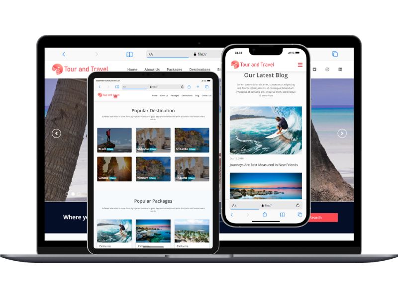 Ideal Web Id - Jasa Pembuatan Web Travel