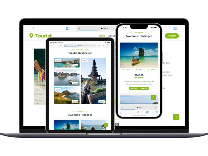 Ideal Web Id - Jasa Pembuatan Web Travel