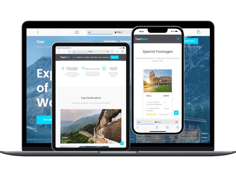 Ideal Web Id - Jasa Pembuatan Web Travel