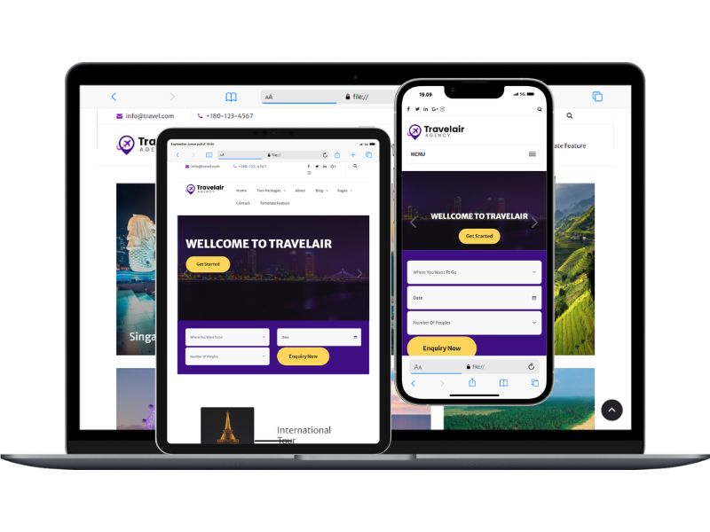 Ideal Web Id - Jasa Pembuatan Web Travel