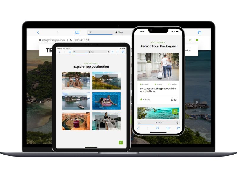 Ideal Web Id - Jasa Pembuatan Web Travel